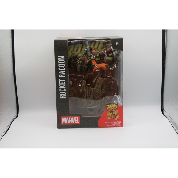 Other - Marvel Rocket Racoon With Comic Book Figure